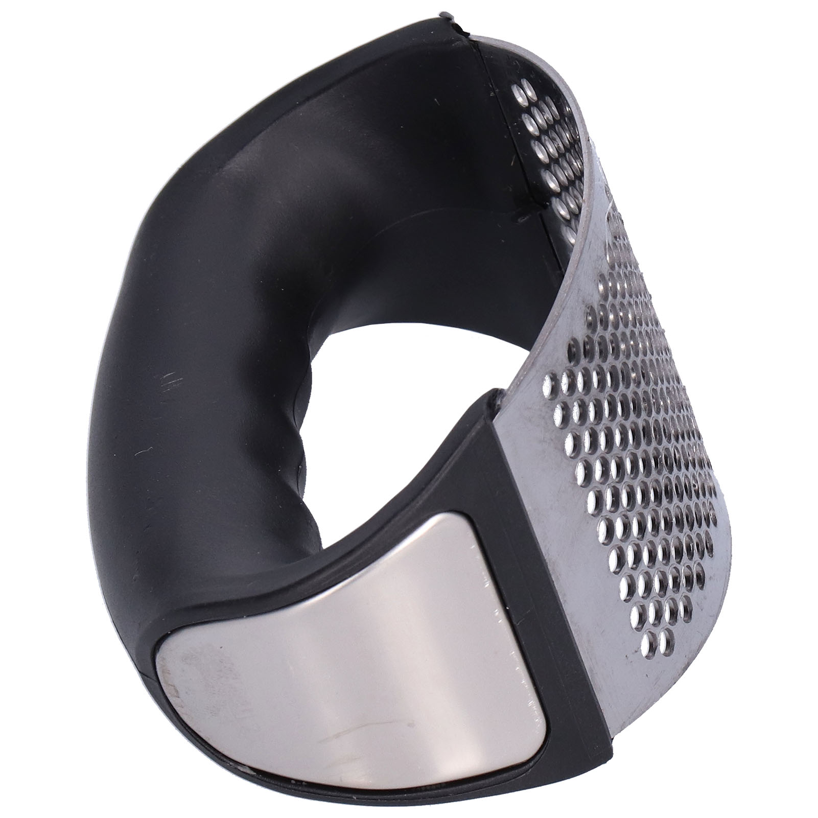 Manuelle Knoblauchpresse Aus Edelstahl, Ingwermühle, Kompaktes Küchenutensil Zum Zerkleinern Von Knoblauch Und Gewürzen, Praktisches Und Langlebiges Werkzeug.