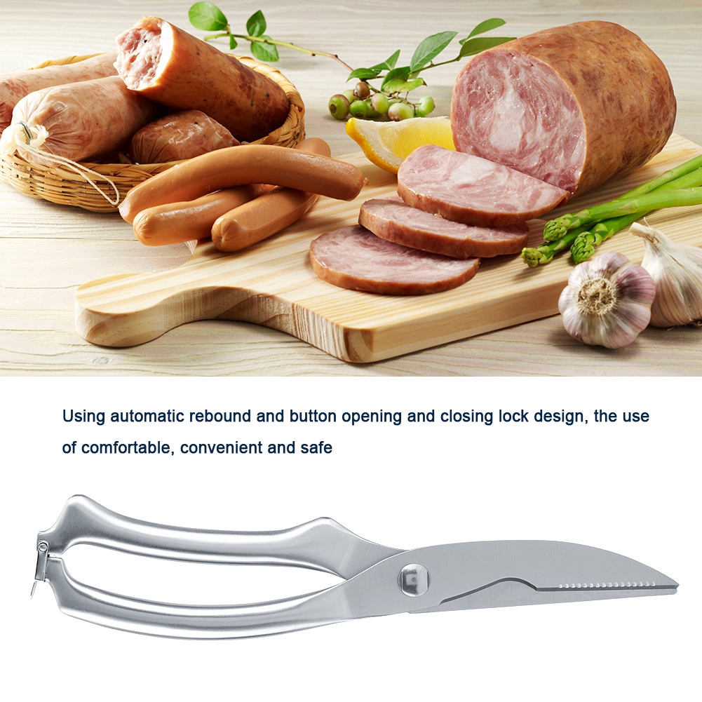 Küchenschere Aus Edelstahl Zum Schneiden Von Fleisch, Geflügel Und Knochen – Robustes Grillwerkzeug, Präziser Schnitt, Geschenkverpackung