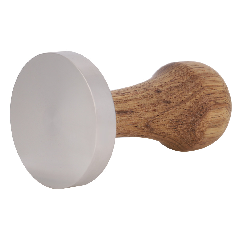 53 Mm Edelstahl-kaffeetamper, Flache Espressopresse, Manueller Pulververdichter, Robustes Tamperwerkzeug Für Baristas.