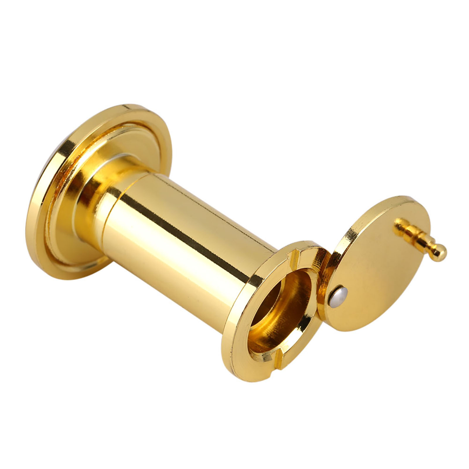 Optisches Weitwinkel-türspion Mit 200° Sichtwinkel, Robuster Goldener Schutzabdeckung, Sicherem Türfenster Und Hochwertiger Metalloberfläche