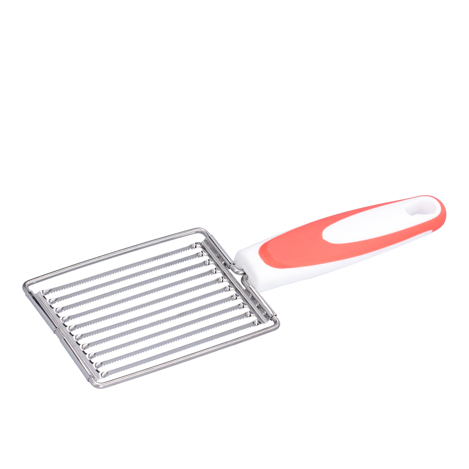Messer Zum Schneiden Von Schinken, Tomaten Und Obst, Klinge Aus Edelstahl, Orangefarbener, Rutschfester Griff, Zum Schneiden Von Kaltem Fleisch Und Gemüse, Ein Praktisches Küchenwerkzeug.