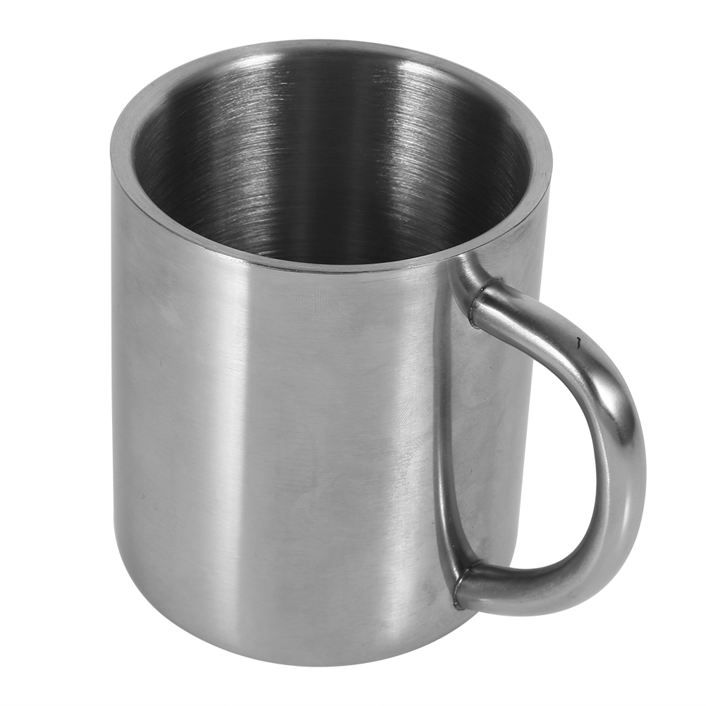 Tragbarer Schülerbecher Aus Doppelwandigem Edelstahl, Reisebecher Für Camping, Kaffee, Tee, Milch, Robust Und Wiederverwendbar.
