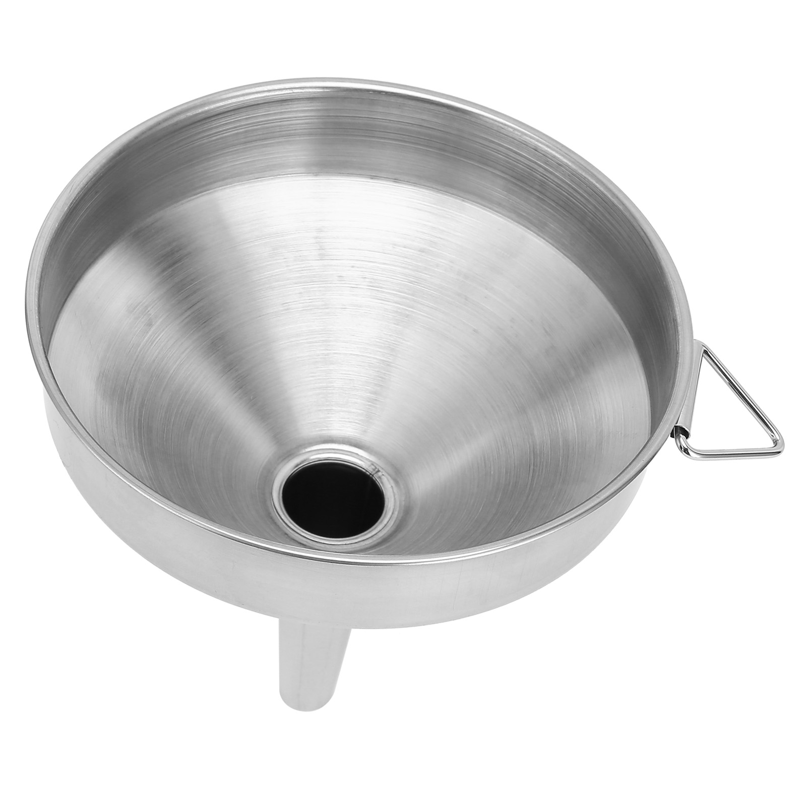 Dickwandiger Edelstahltrichter, 13 Cm, Zum Umfüllen Von Flüssigkeiten Und Trockenen Zutaten In Der Küche.