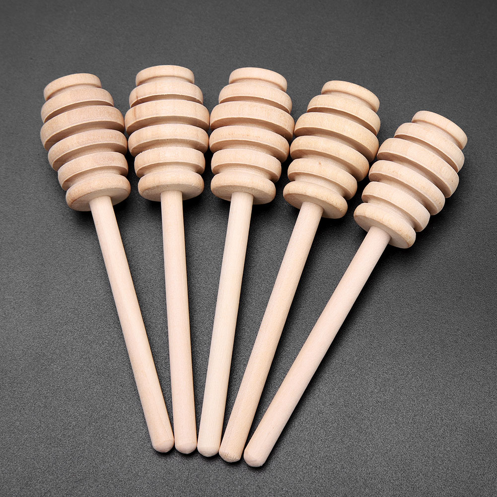 Honigstäbchen Aus Holz, 24 Stück, Siruplöffel, Servierstäbchen, Rührstab Für Marmelade Und Honig, Küchenutensil 10,5 Cm