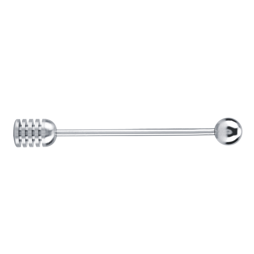 Honiglöffel, Schneebesen Und Rührstab Aus Massivem Edelstahl, Robustes Küchenutensil