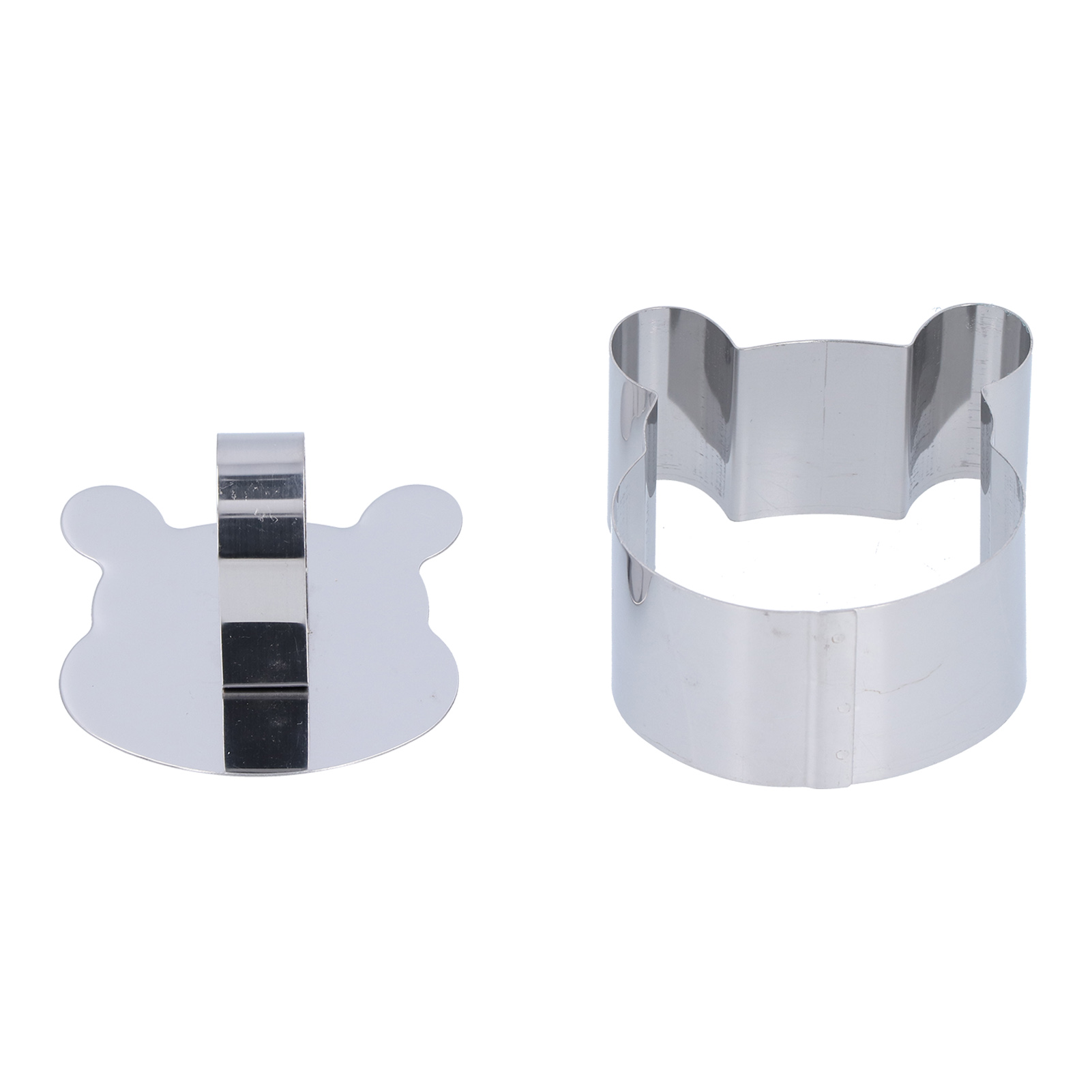 Runde Entremet-form Aus Edelstahl 4x7cm – Gebäckringe Aus Stahl, Dessertausstecher, Backwerkzeug Für Salate Und Gebäck (4er-set)