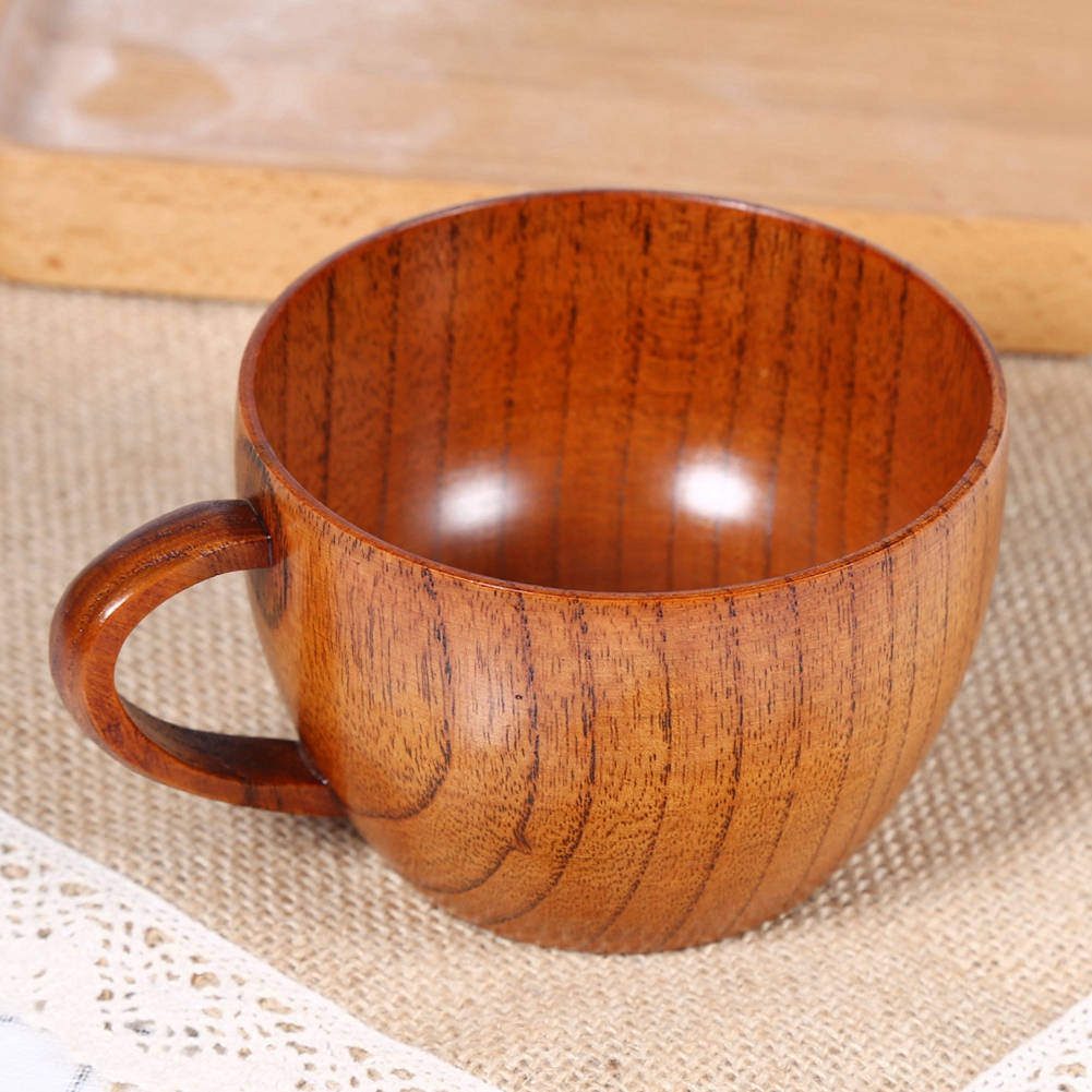 Handgefertigter Becher Aus Naturholz, Rustikaler Becher Aus Rohholz Für Kaffee, Tee, Bier, Saft, Milch, Holzfarbe, Handgefertigter Becher Nr. 3