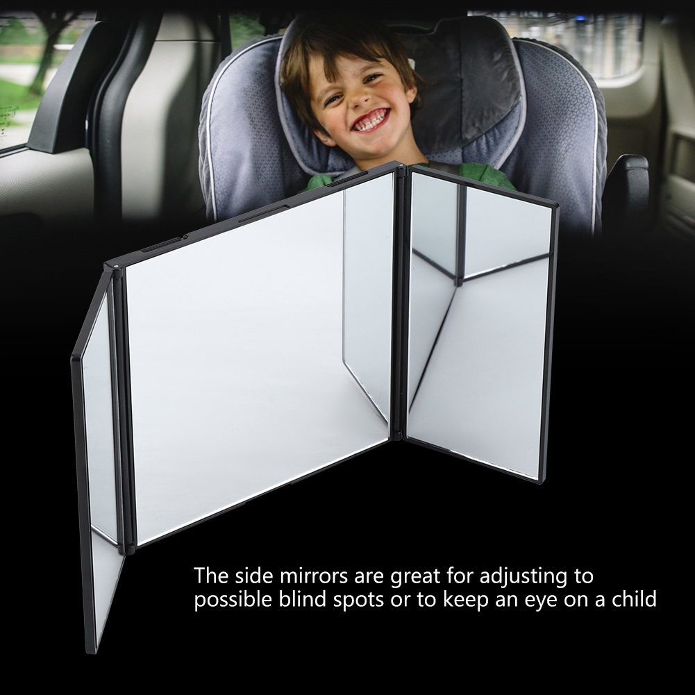 Faltbarer Auto-schminkspiegel, Auto-sonnenblende, Dekoratives Interieur-accessoire, Einfach Anzubringen, Taschen-rückspiegel