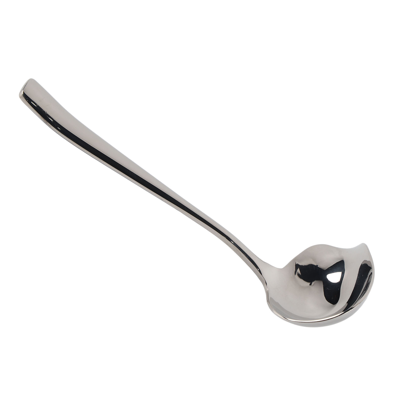Ausgießlöffel Aus Edelstahl Für Soßen, Zuckerlöffel Mit Ausgießer, Praktisches Küchenutensil.