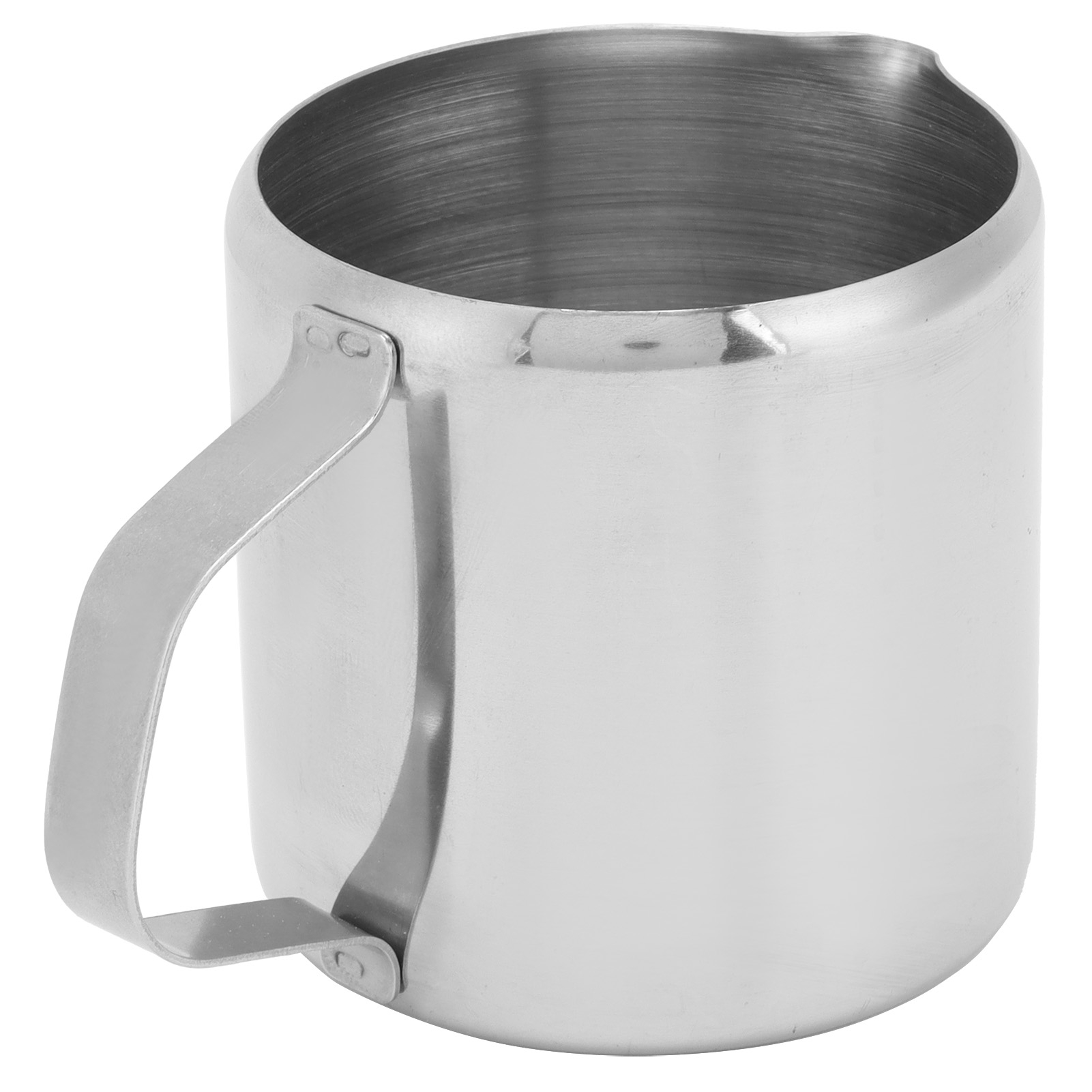 Milchkännchen Aus Edelstahl 304, Gerader Korpus, 150 Ml, Lebensmittelecht, Leicht Zu Reinigen, Ideal Zum Aufschäumen Von Milch Zu Hause, In Restaurants Oder Cafés.