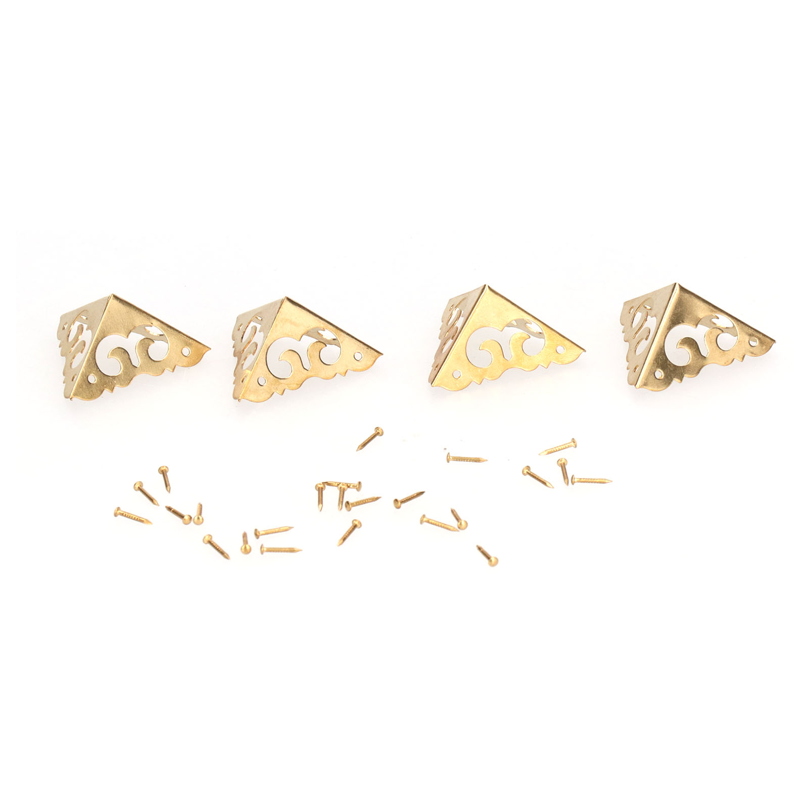 Set Mit 4 Eckenschützern Aus Messing Für Gepäckstücke, Kantenschutz Für Koffer, Robustes Zubehör