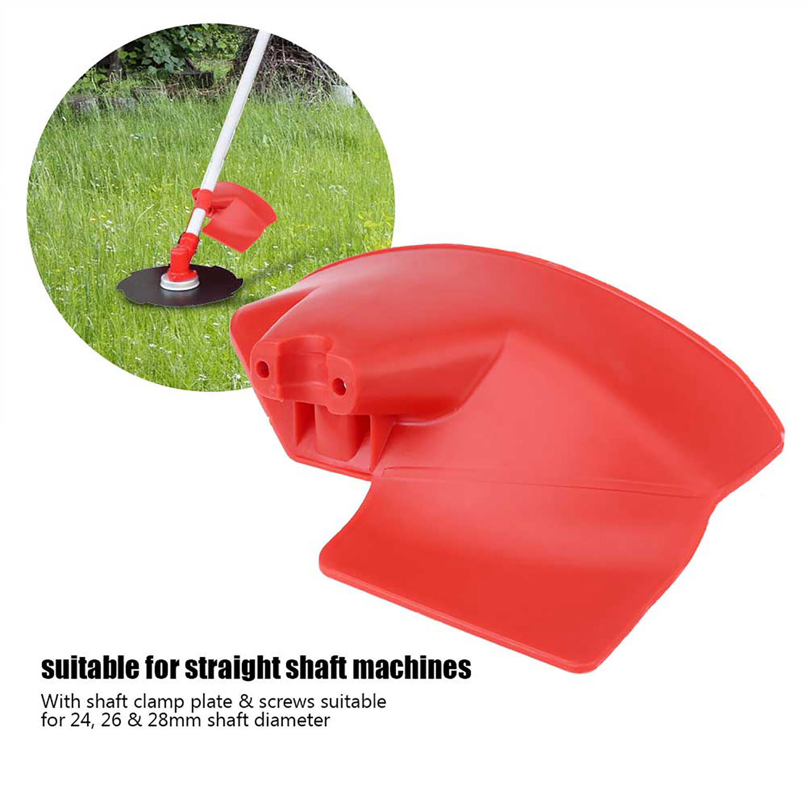 Freischneiderschutz Kompatibel Mit 24-26-28mm Schaft, Universeller Schneidschutz, Grasschutz Für Kantentrimmer, Robustes Zubehör Für Schneidkopf.