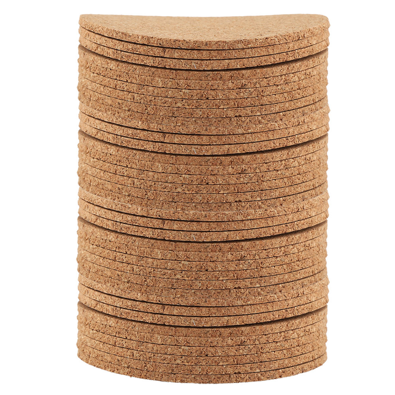50 Runde Untersetzer Aus Holz Für Tee Und Kaffee, Dekorative Tischsets, 50 Platzsets Für Zuhause
