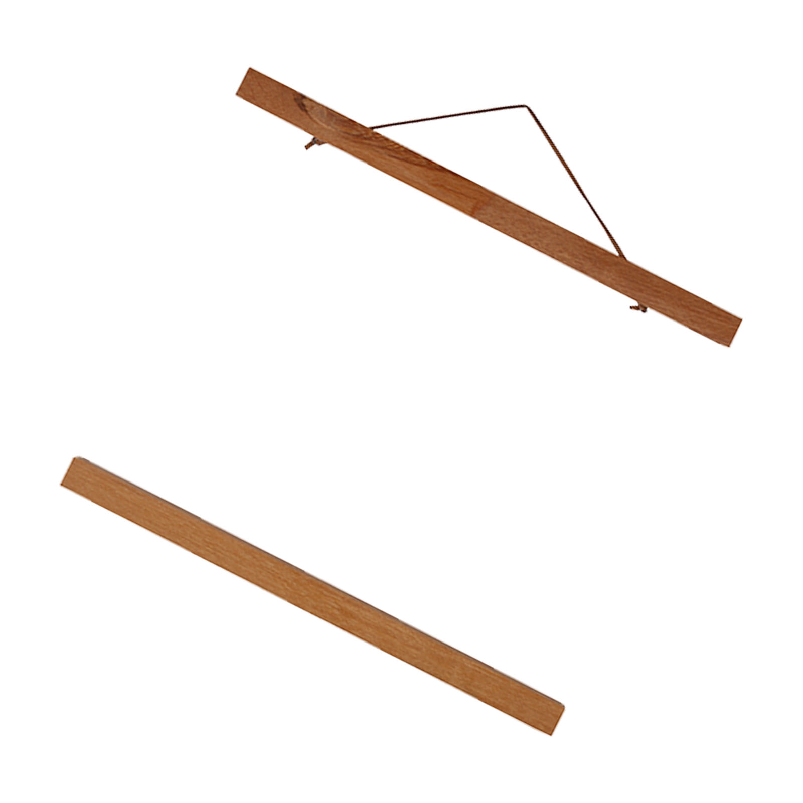 Moderner Magnetischer Bilderrahmen Für Selbstgemachte Poster, 30 Cm Wandhalterung Aus Teakholz, Staubschutzclip, Poster- Und Kunstdruckrolle