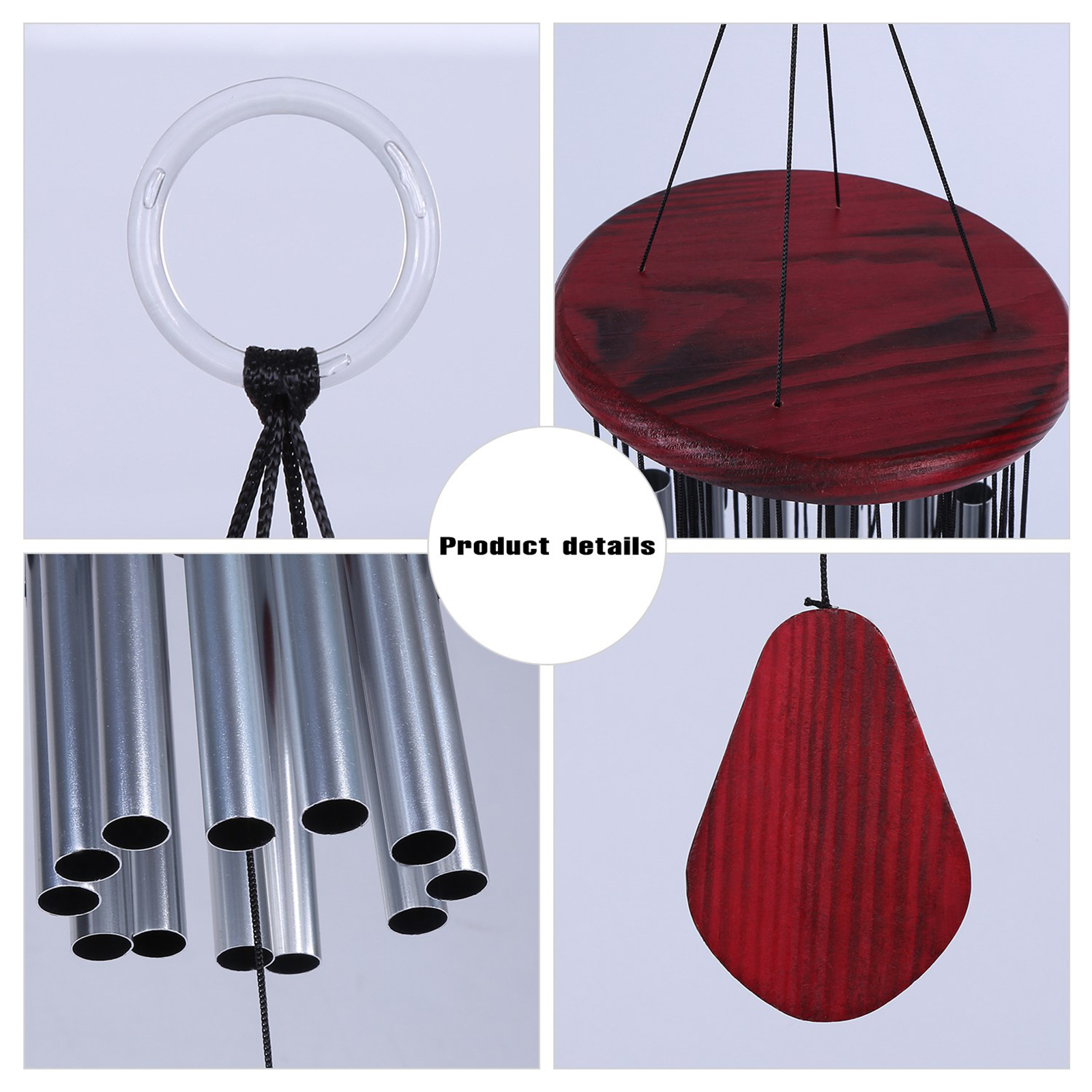 Windspiel Mit 27 Metallröhren, Außendekoration Für Garten, Terrasse Und Patio, Originelles Geschenk Für Zuhause.