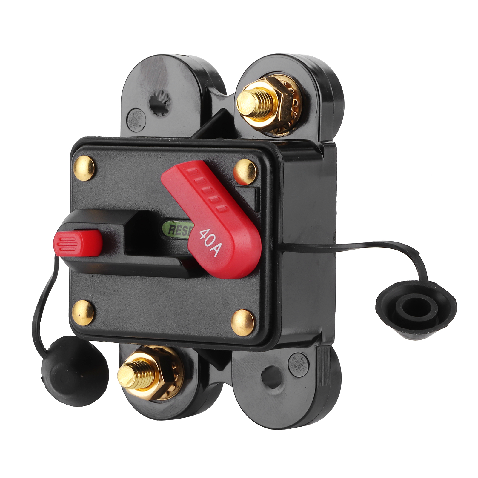 Sicherungshalter Für Autoradiosysteme, Automatischer Schutzschalter, 12–24 V Dc, Für Auto- Und Bootsradios, 40 A, 78 X 58 X 38 Mm
