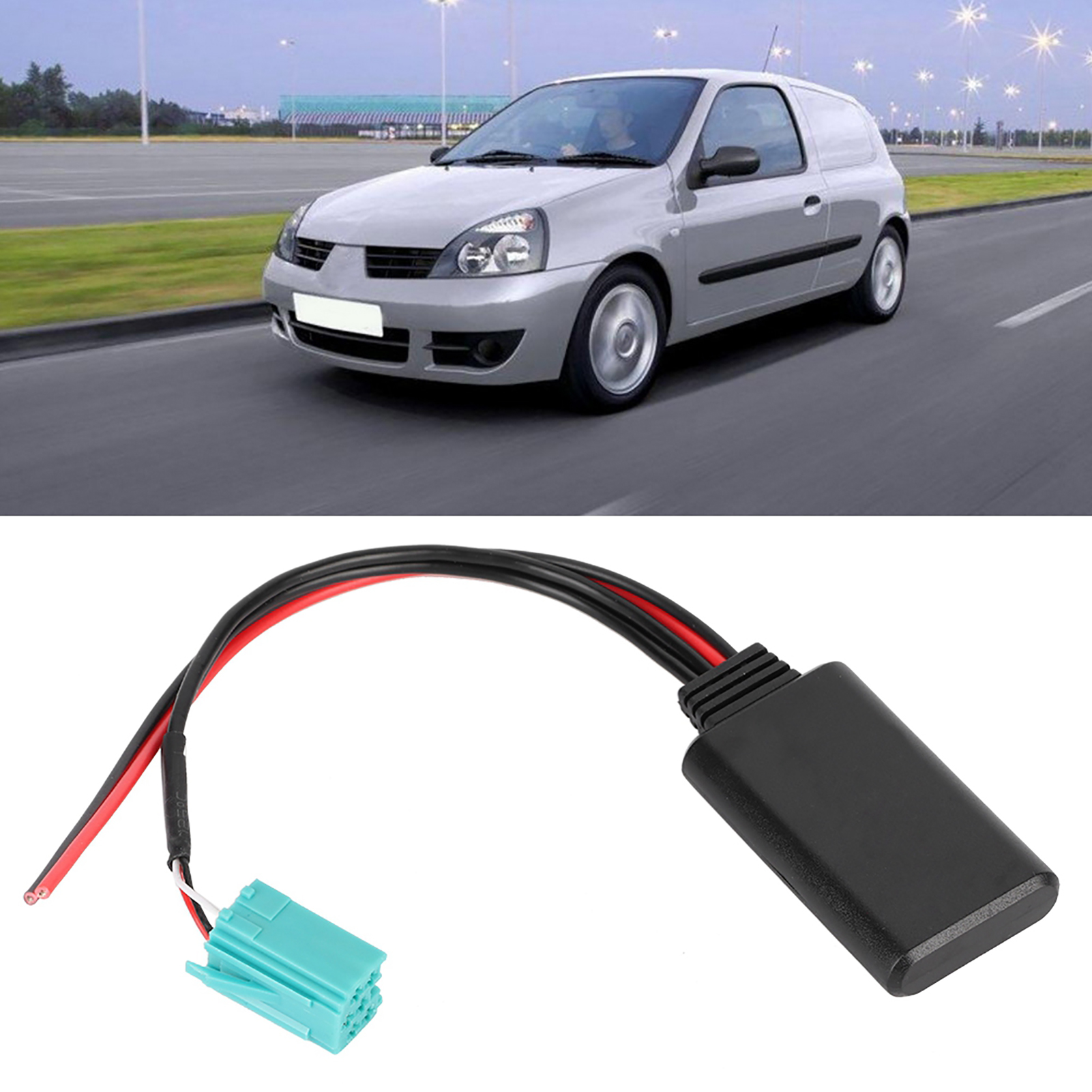 Bluetooth-freisprecheinrichtung Mit Autoradio, Stereo-radio, Aux-adapterkabel Für Clio 2005–2011, Kabelloses Audio-kit