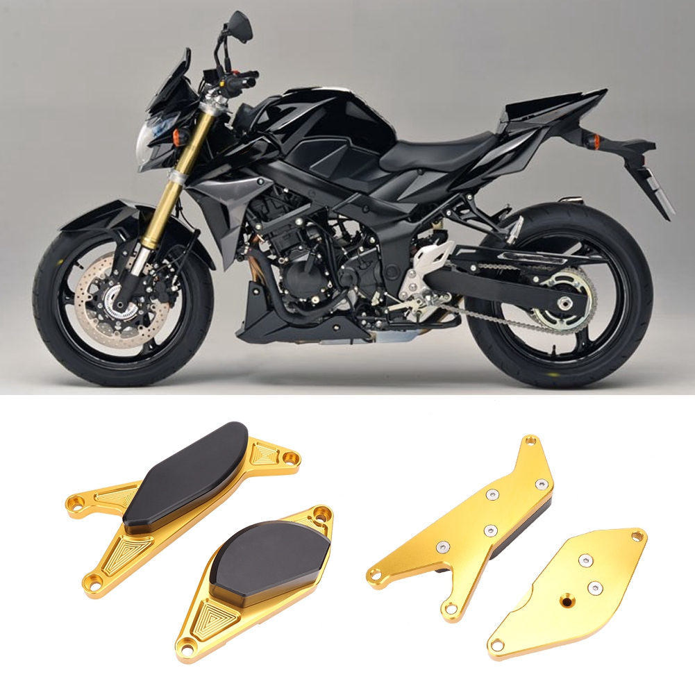 Motorschutzabdeckung Aus Aluminiumlegierung Für Suzuki Gsr750/z (2015–2018), Goldfarben, Robuste Schutzplatte