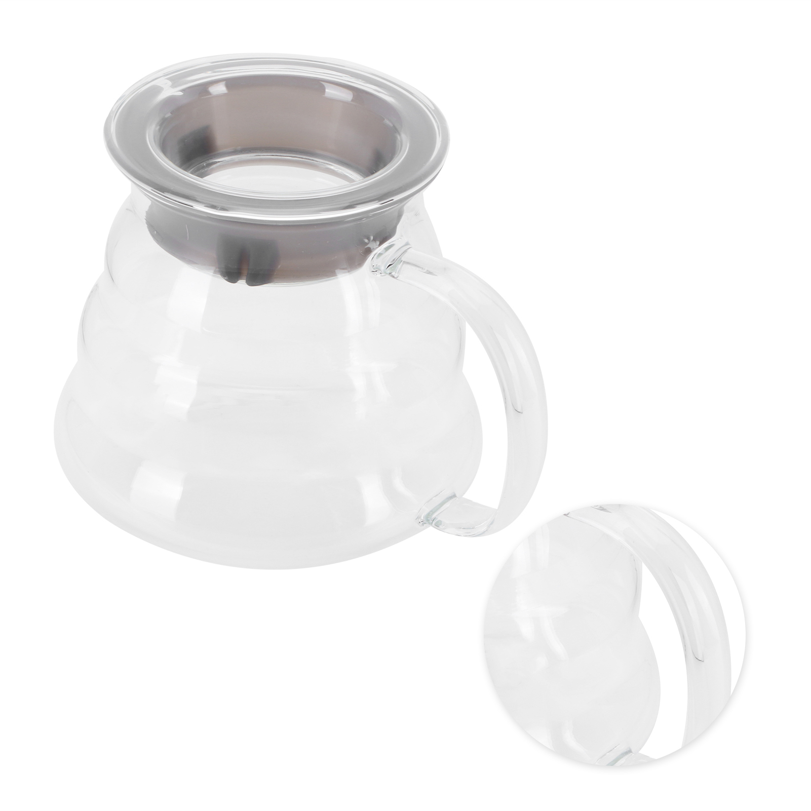 Professionelle 700-ml-kaffeekanne Aus Glas, Kaffeekanne Für Bar Und Küche.
