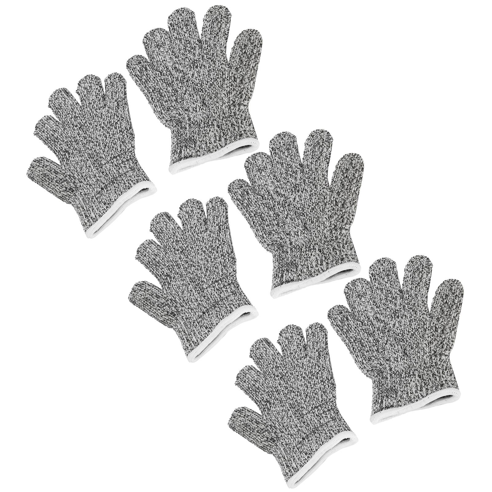 Set Mit 3 Schnittfesten Handschuhen Für Kinder, Gartenarbeitsschutz