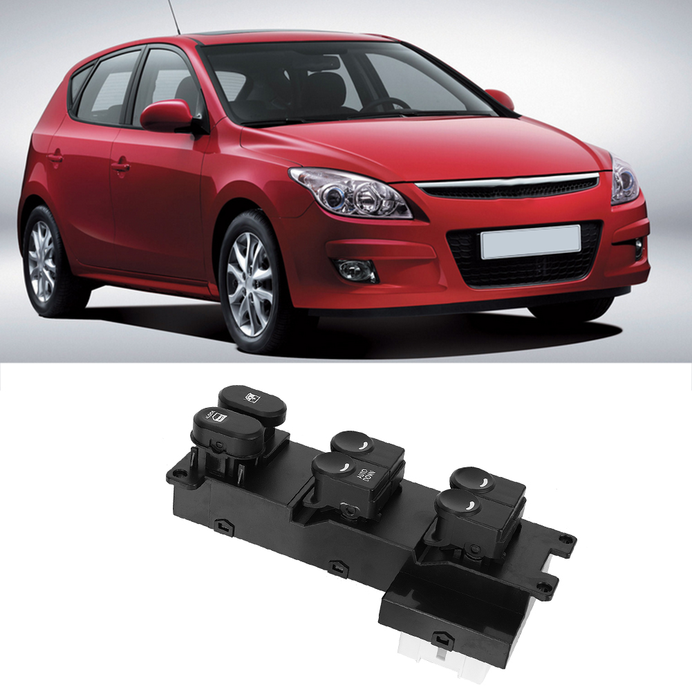 Hauptfensterheberschalter Vorne Links, Kompatibel Mit Hyundai I30 2008-2011, Teilenummer 93570-2l010