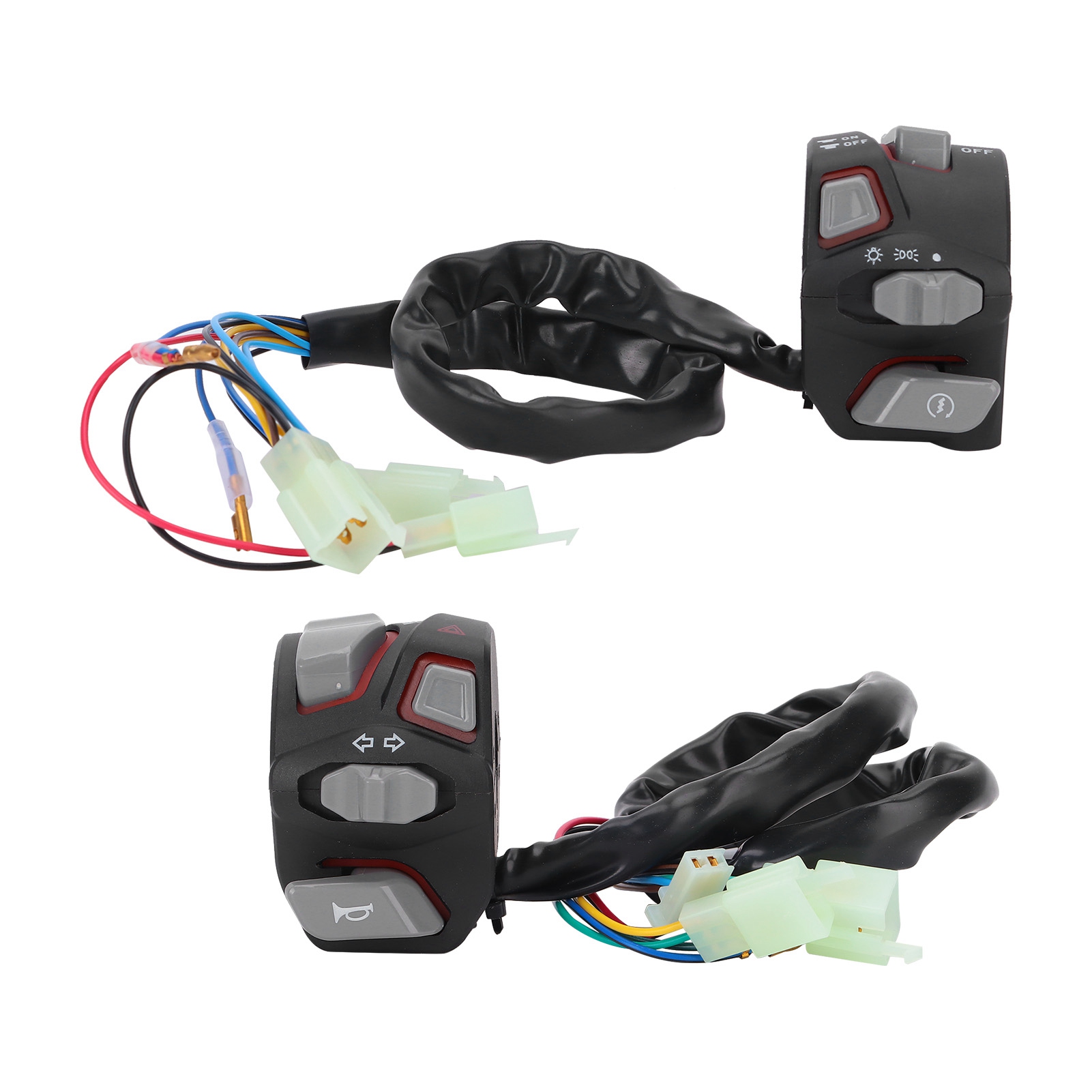 22 Mm Wasserdichter Universal-motorradlenkerschalter Für Blinker Und Bremslichter