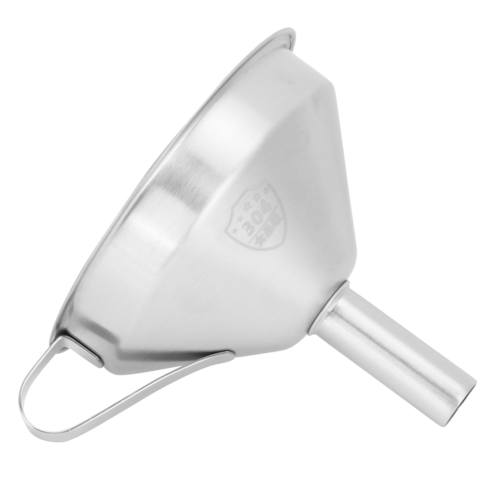 Einfülltrichter Aus Edelstahl 304, 13 Cm, Zum Abscheiden Von Öl, Bier, Kaffee Und Wasser, Mittelgroßes Küchenutensil