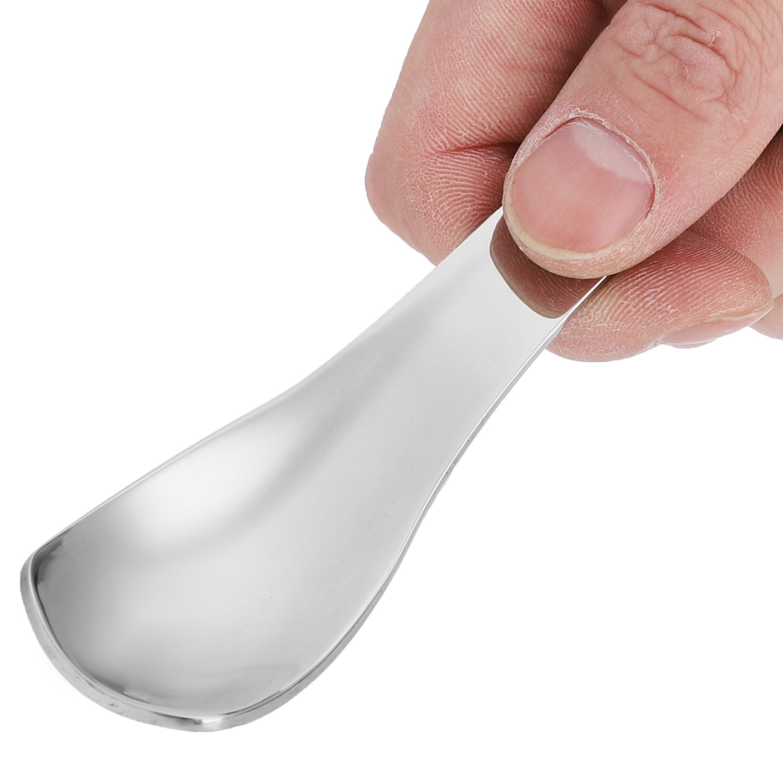 Teelöffel Aus Edelstahl, Eiskugelportionierer, Für Zuhause Und Gastronomie, Polierter Griff, Set Dessertlöffel.