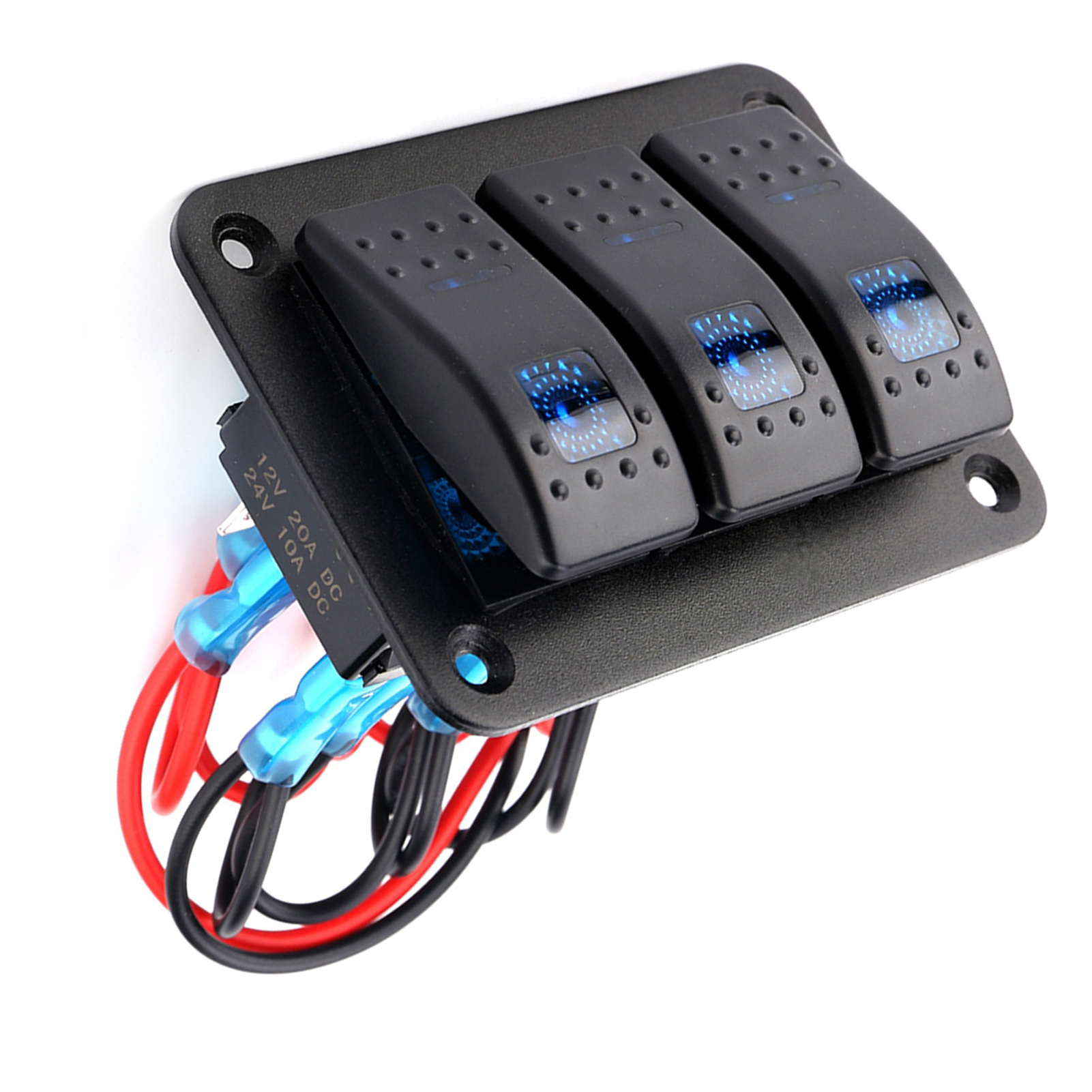 3-wege-kippschalter 12-24v Mit Led-anzeige Für Wohnmobil, Auto, Boot, Seeboot