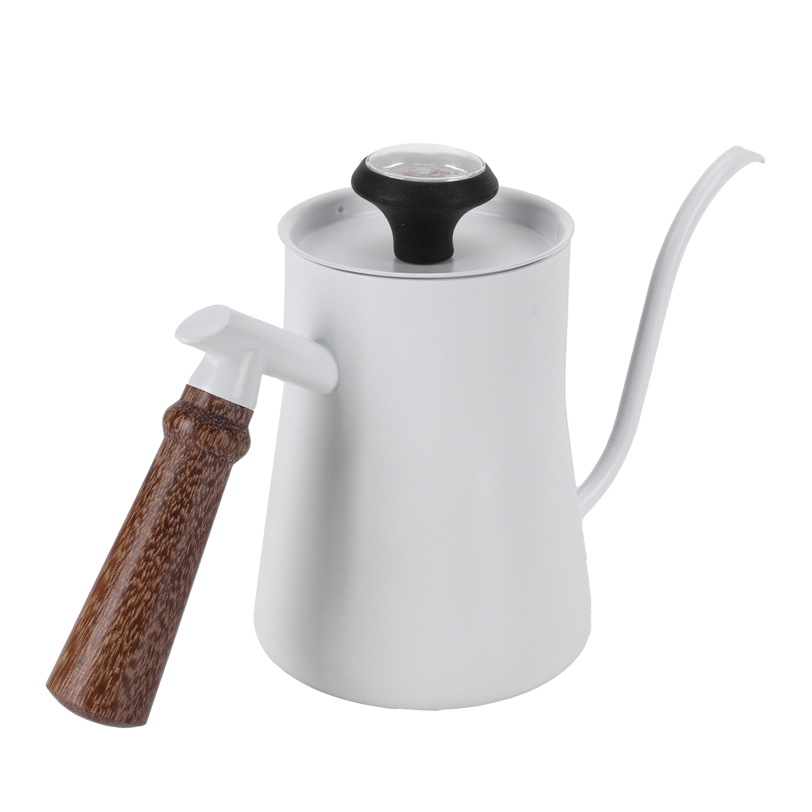 Hängende Kaffeekanne Aus Edelstahl (650 Ml), Filterkaffeemaschine Mit Weißem Thermometer.