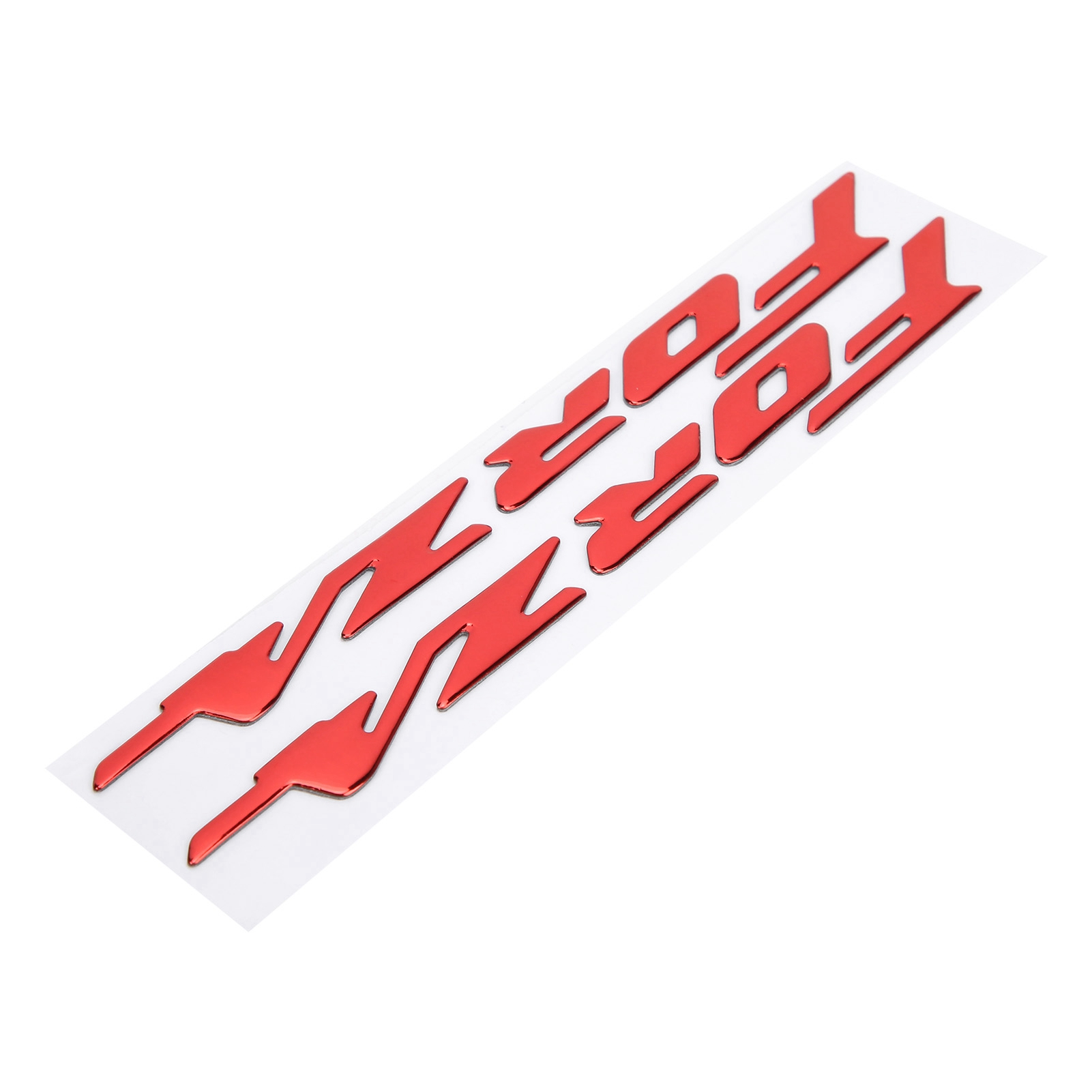 Set Mit 2 3d-emaille-aufklebern Für Honda Forza 300, 125 Und 250 Motorradverkleidungen, Rote Erhabene Aufkleber, Individuelle Karosserieaufkleber