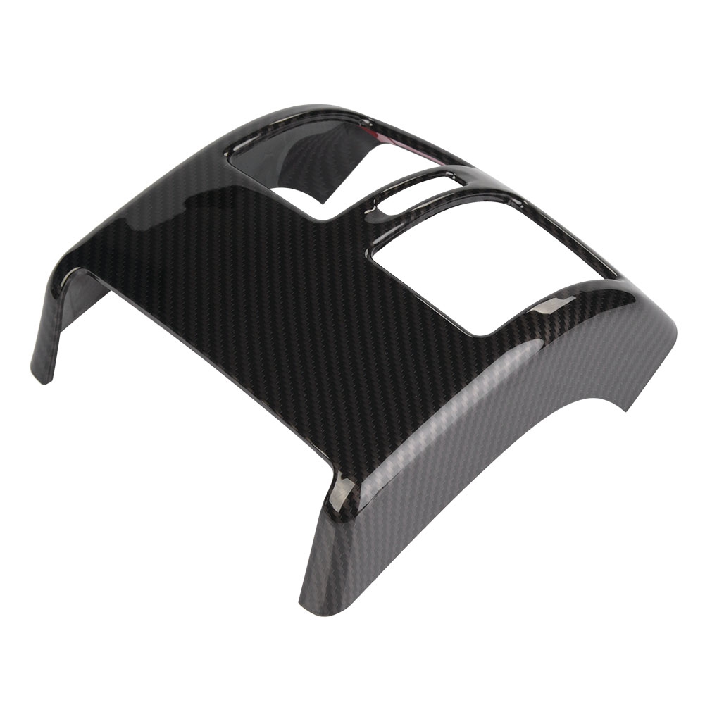Zierring Für Die Hinteren Lüftungsschlitze In Carbon-optik Für Mercedes C-klasse W204 (2008–2013), Rahmenverkleidung, Fahrzeug-finish-kit