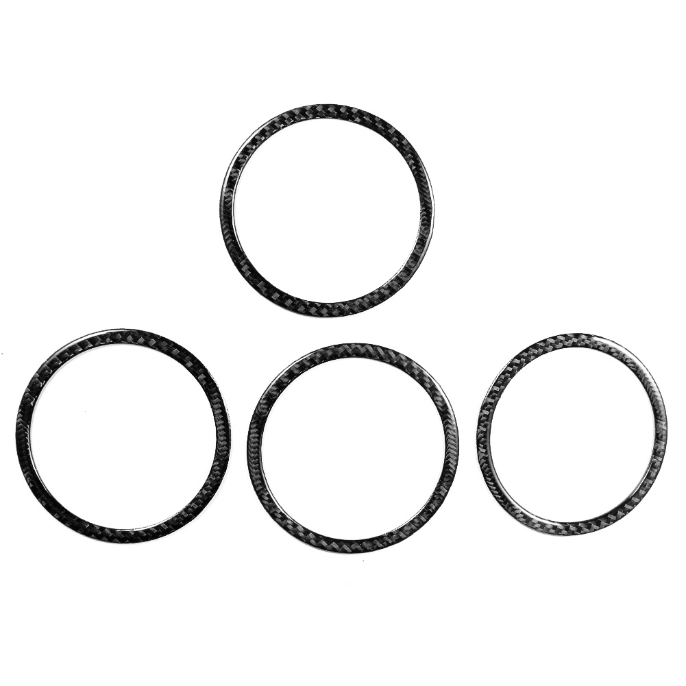4-teiliges Set Autotür-lautsprecherabdeckungen, Zierringe, Aufkleber, Rahmen, Carbonfaser, Passend Für F25 X3/f26 X4/f07 5gt
