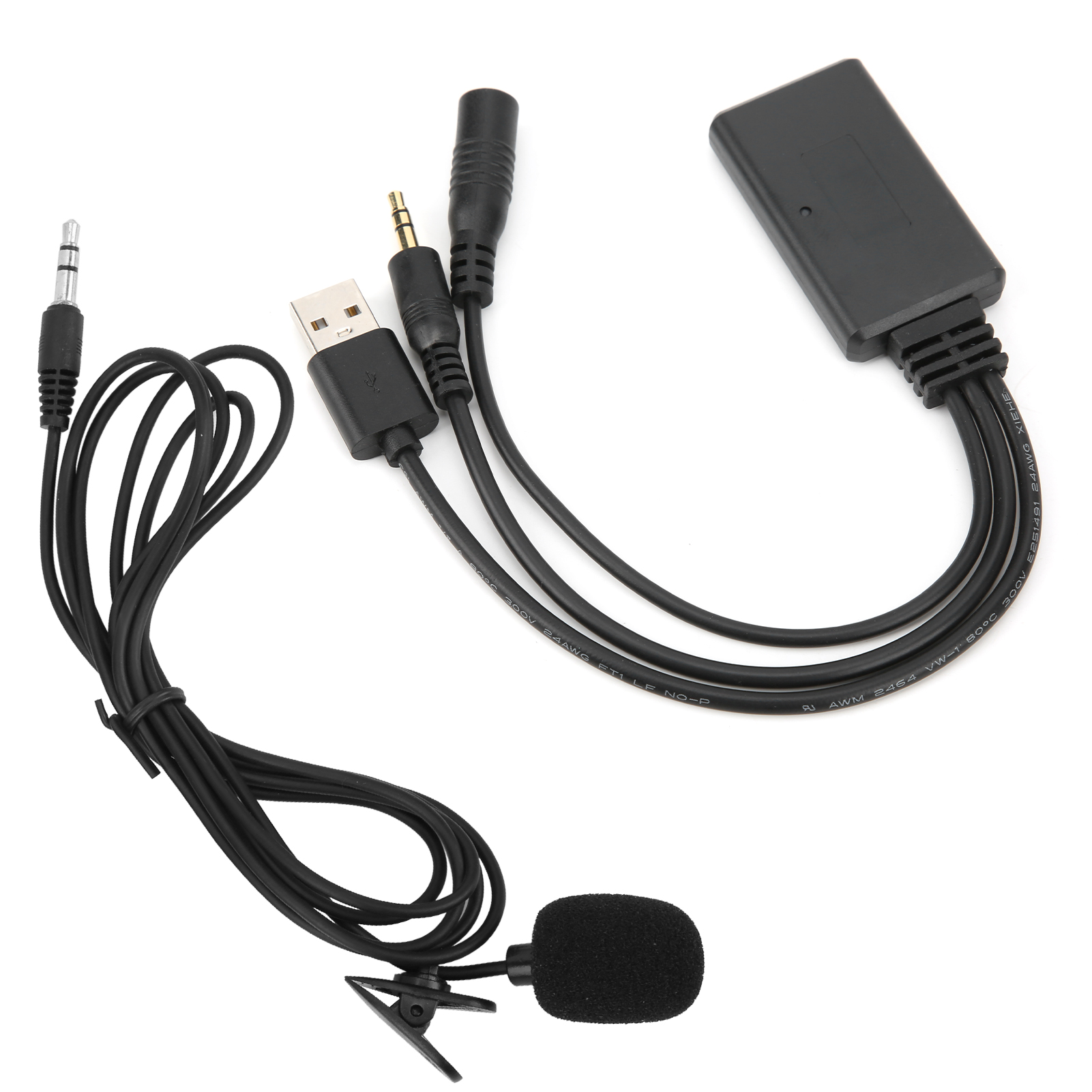 Bluetooth 5.0 Aux-kabeladapter Mit Freisprechmikrofon, Kompatibel Mit Ford Focus Und Mondeo (freisprecheinrichtung)