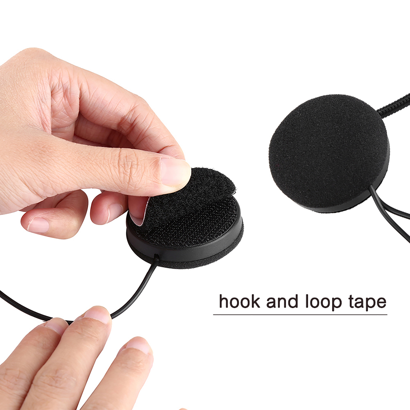 Bluetooth-motorrad-headset, Gegensprechanlage, Kabelloses Headset-set Mit Eingebautem Mikrofon Und Freisprechkopfhörern