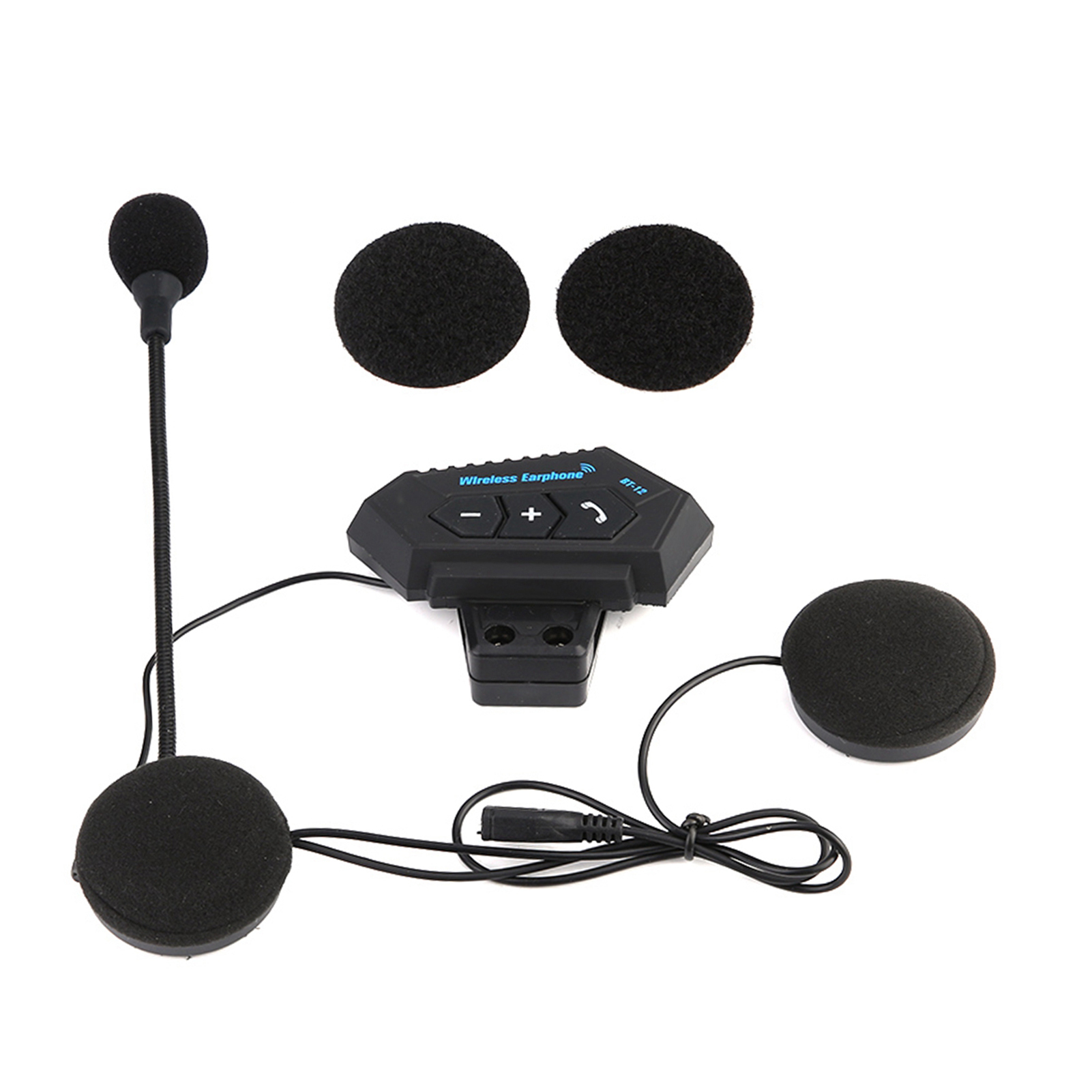 Motorrad-bluetooth-headset Mit Ohrhörern Und Lautsprechern (1 Paar), Motorrad-headset-set Mit Freisprechfunktion, Full-face-headset-audio