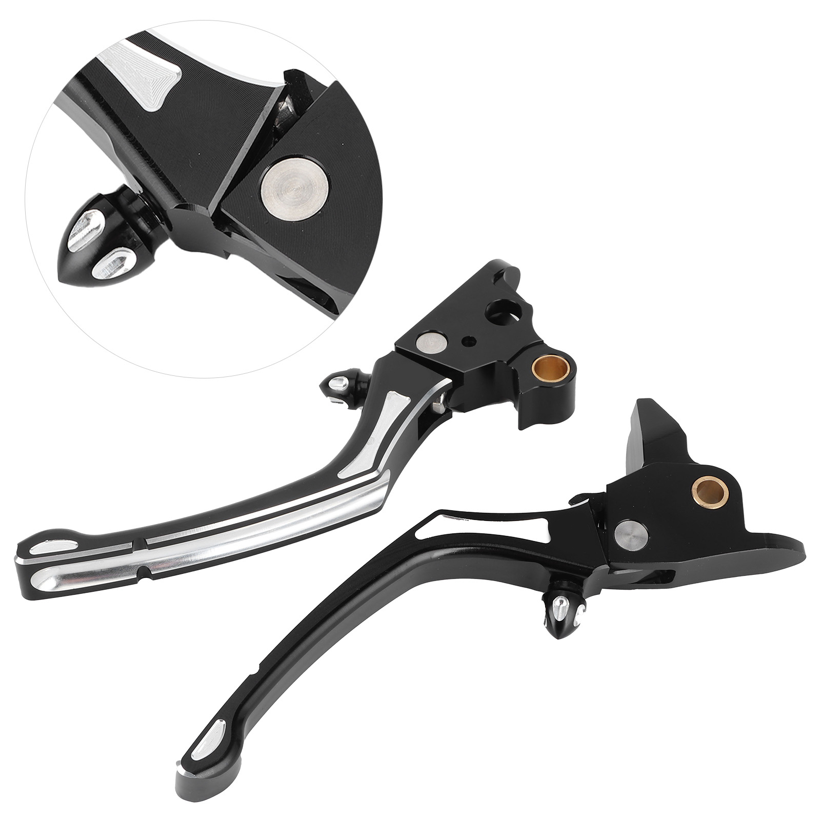Verstellbare Motorradbrems- Und Kupplungshebel, 2er-set, Kompatibel Mit Touring Flht/flhx/fltr/flhr