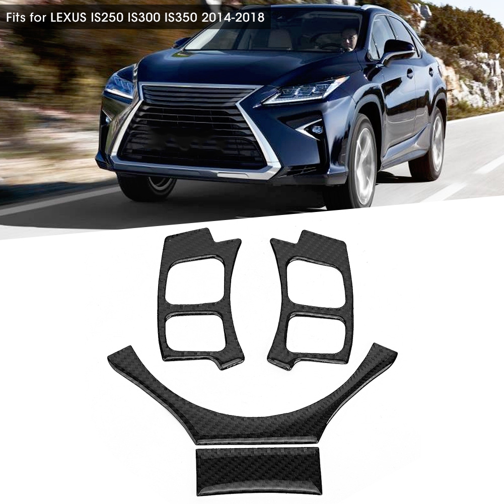 4-teiliges Set Lenkradverkleidung Aus Kohlefaser Für Lexus Is250, Is300 Und Is350 (2014–2018, Typ C)