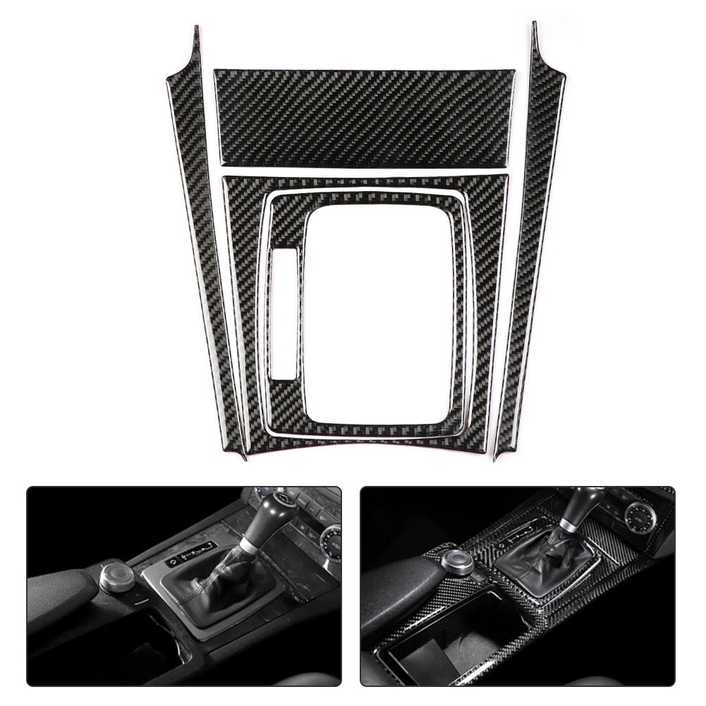 Carbonfaser-zierblende Für Mercedes C-klasse W204 Schalthebel 2007-2013 (linkslenker)