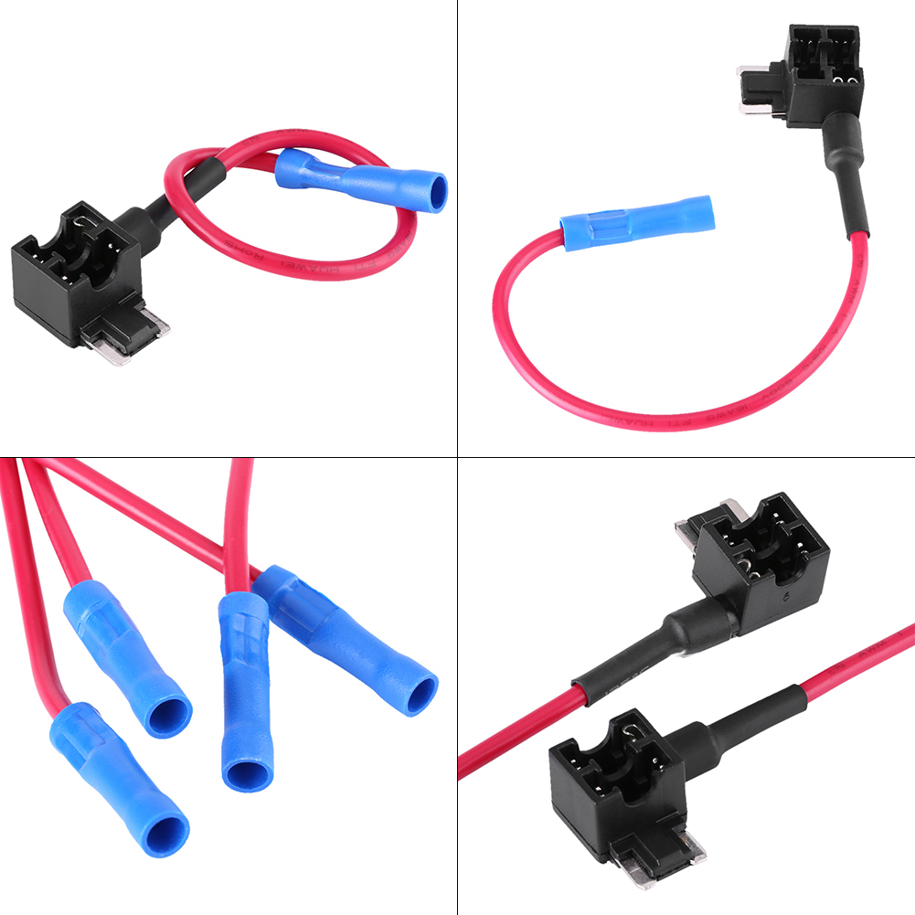 5 Mikro-mini-sicherungshalter-adapterstecker Für Kfz-schaltungen, 5 Stück Mit Einfachem Sicherheits-flachsockel