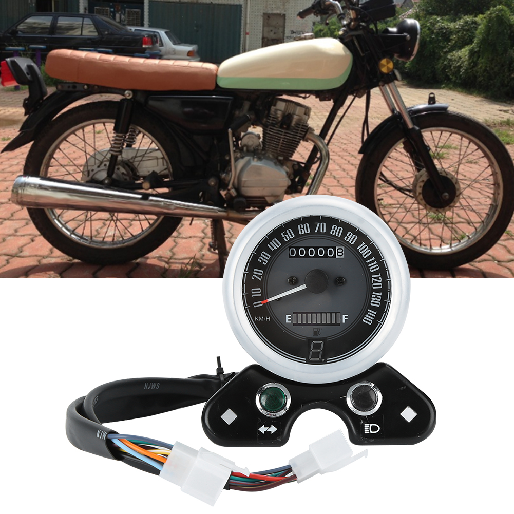 Multifunktionale Motorradinstrumente Retro-led-tachometer Und Tankanzeige, Passend Für Cg125