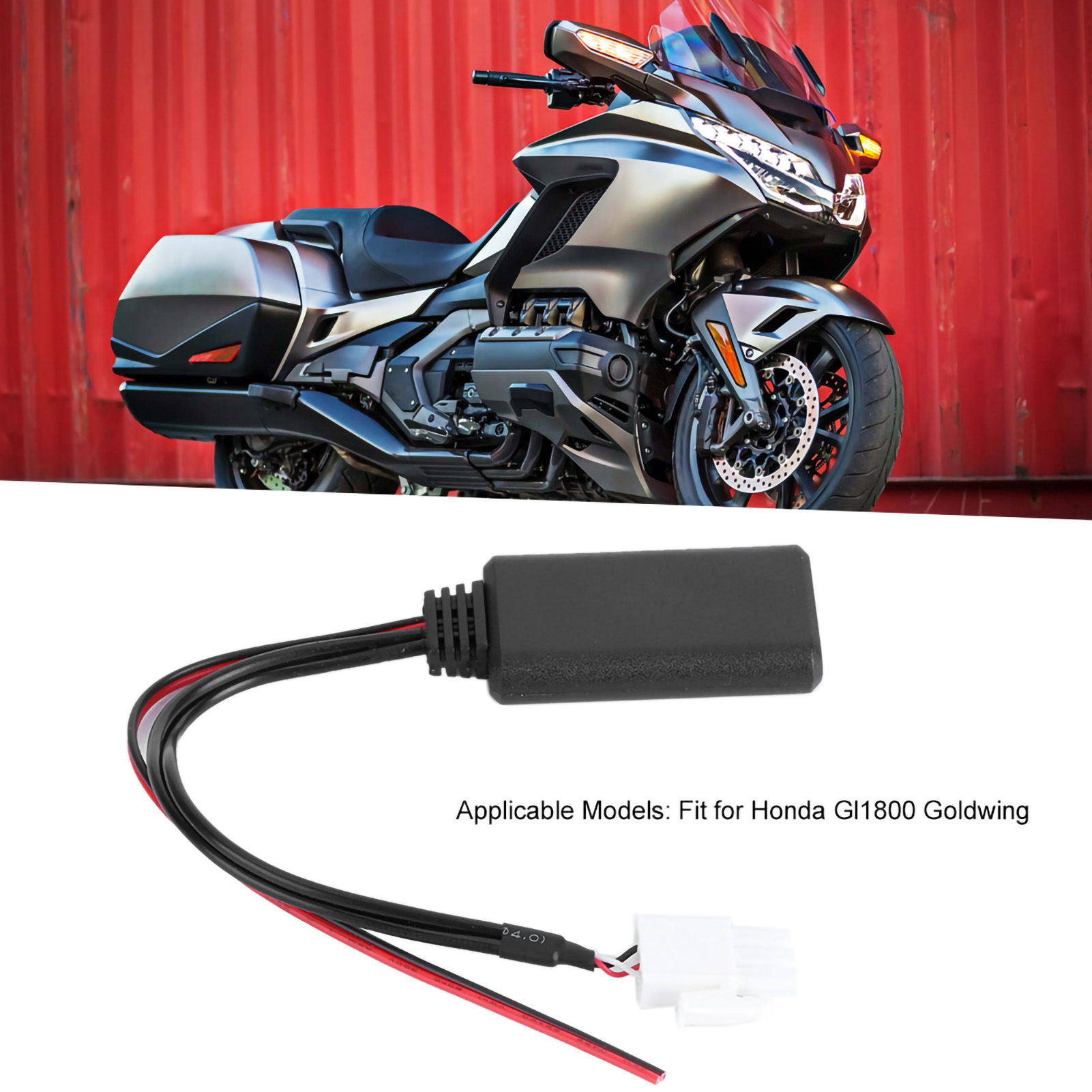 3-pin Aux Bluetooth-funk-audiokabeladapter Stereo-musik Passend Für Honda Gl1800 Goldwing
