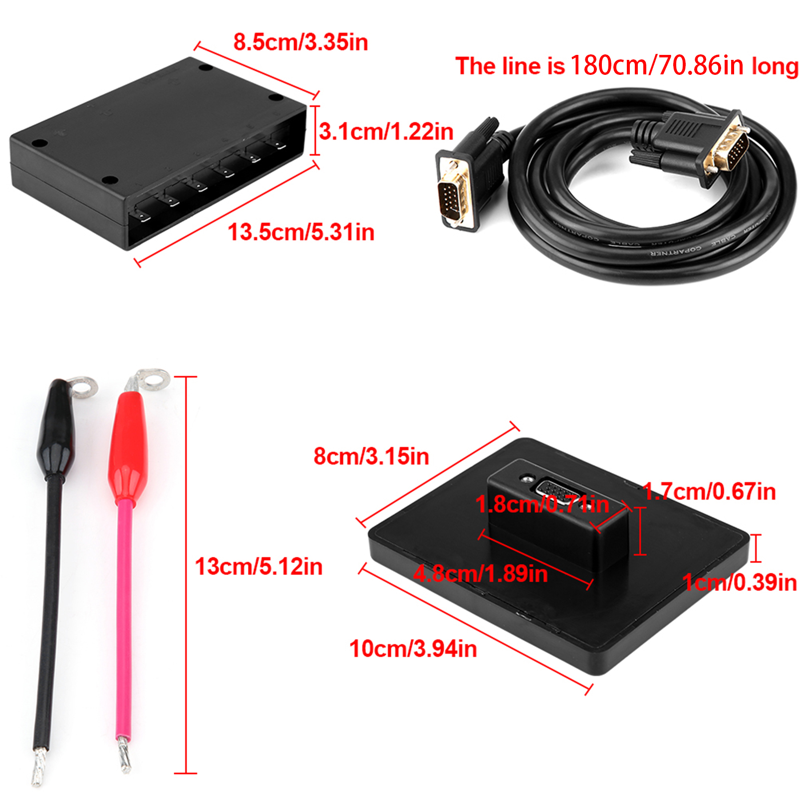 Touchscreen-bedienfeld Mit 6 Schaltern, 12v/24v Universal-led-gehäuse Für Auto Und Boot