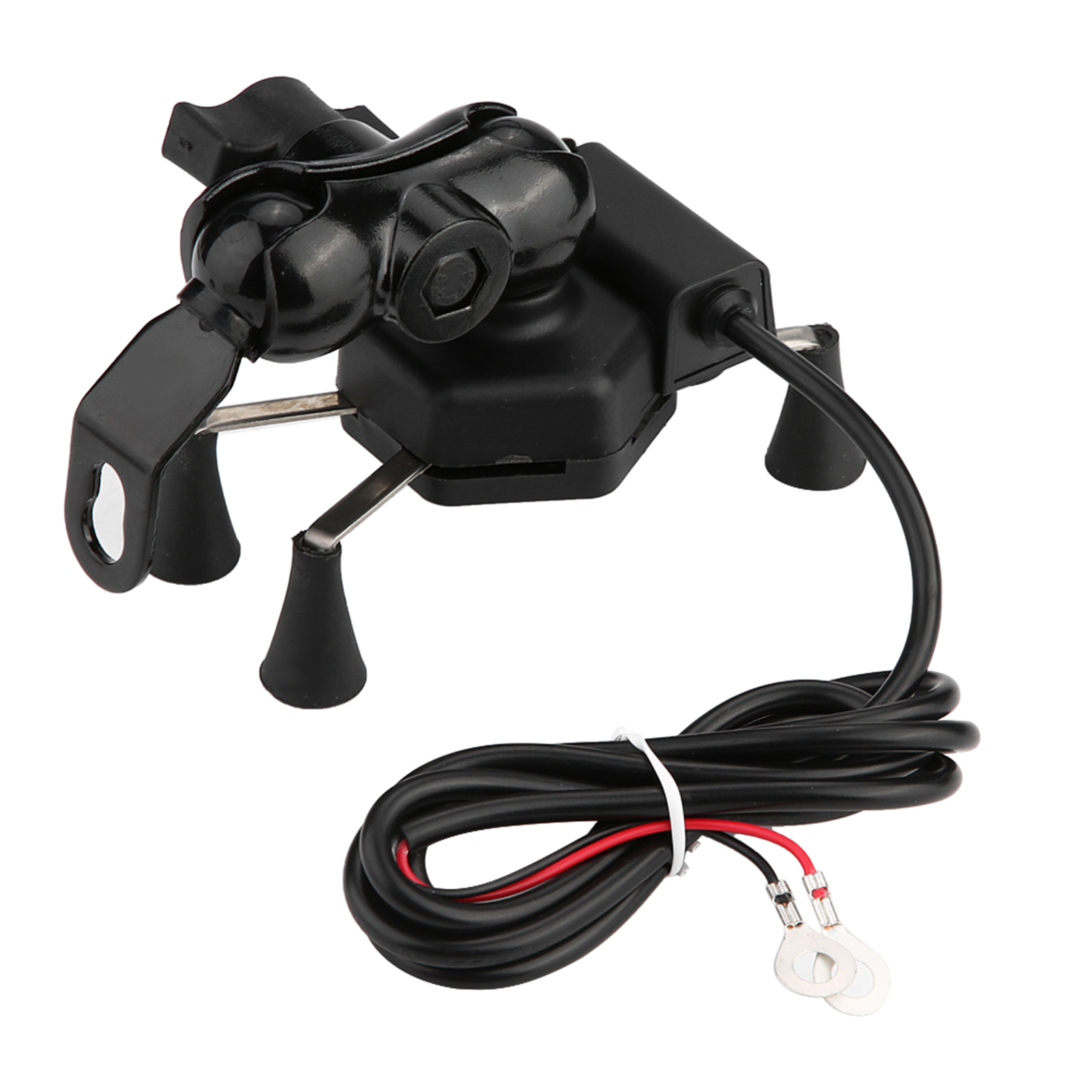 Universelle Motorrad-handyhalterung Mit Usb-ladegerät, Wasserdichter Lenkerhalterung Und Robusten Smartphone-befestigungen.