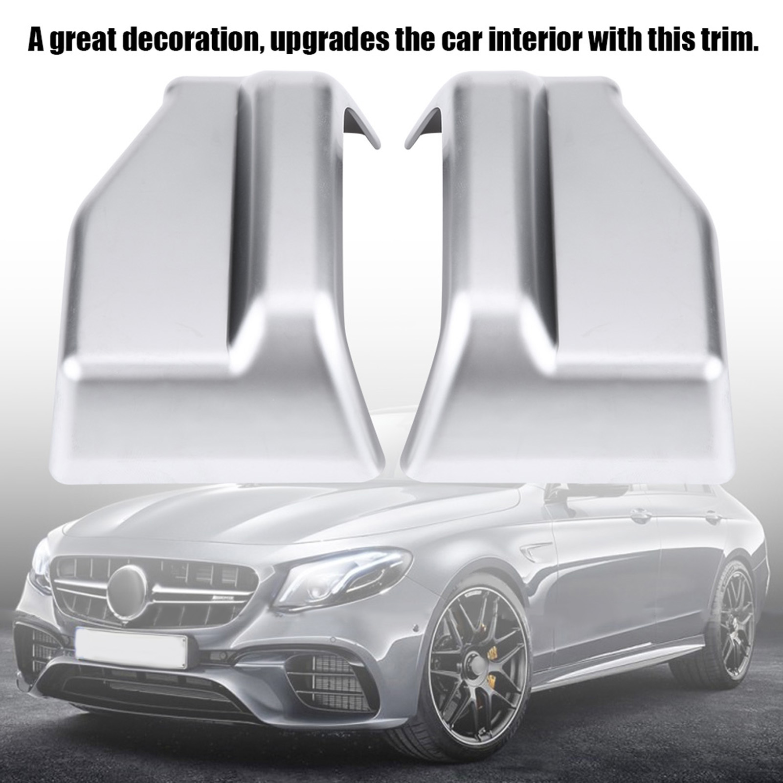 Dekorative Sicherheitsgurtpolster (2 Stück) Für Mercedes E-klasse W212 W213 Und S-klasse W222, Stilvolle Seitenleisten, Erstklassiger Innenraumschutz Und -stil.