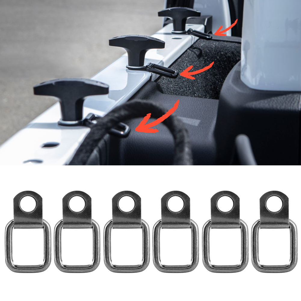 6 Stück Faltbare D-ringe Zur Befestigung, Ersatzzubehör Passend Für Jeep Wrangler 2007-2017