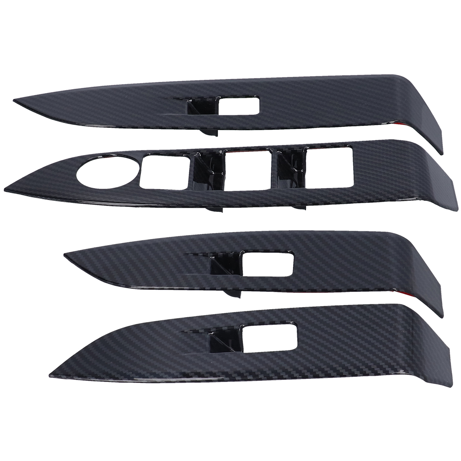 4 Fensterbedienblenden Aus Kohlefaser, Fensterverkleidung Für Mazda Cx-3 (2016–2021), Interieur-zierleisten-set, Autozubehör