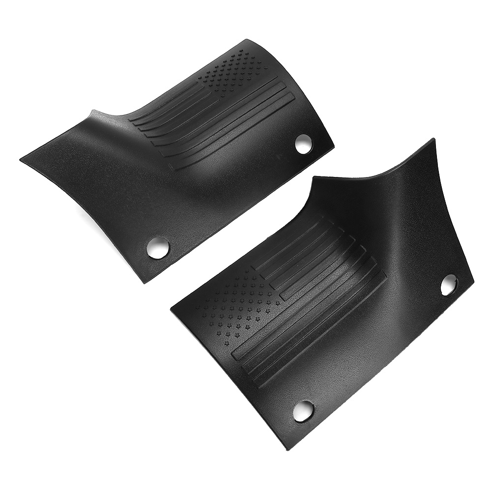 2 Stück Schwarze Motorhauben-winkelschutzabdeckungen Im Usa-flaggen-design, Passend Für Jeep Wrangler Jl 18-19
