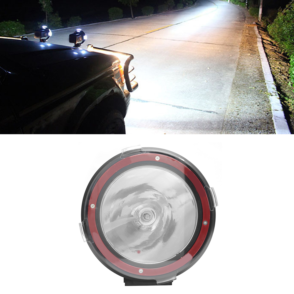 7-zoll-hid-frontscheinwerfer/suchscheinwerfer Für Fahrzeugmodifikation, 12–24 V, 55 W, 7 Zoll, Roter Ring