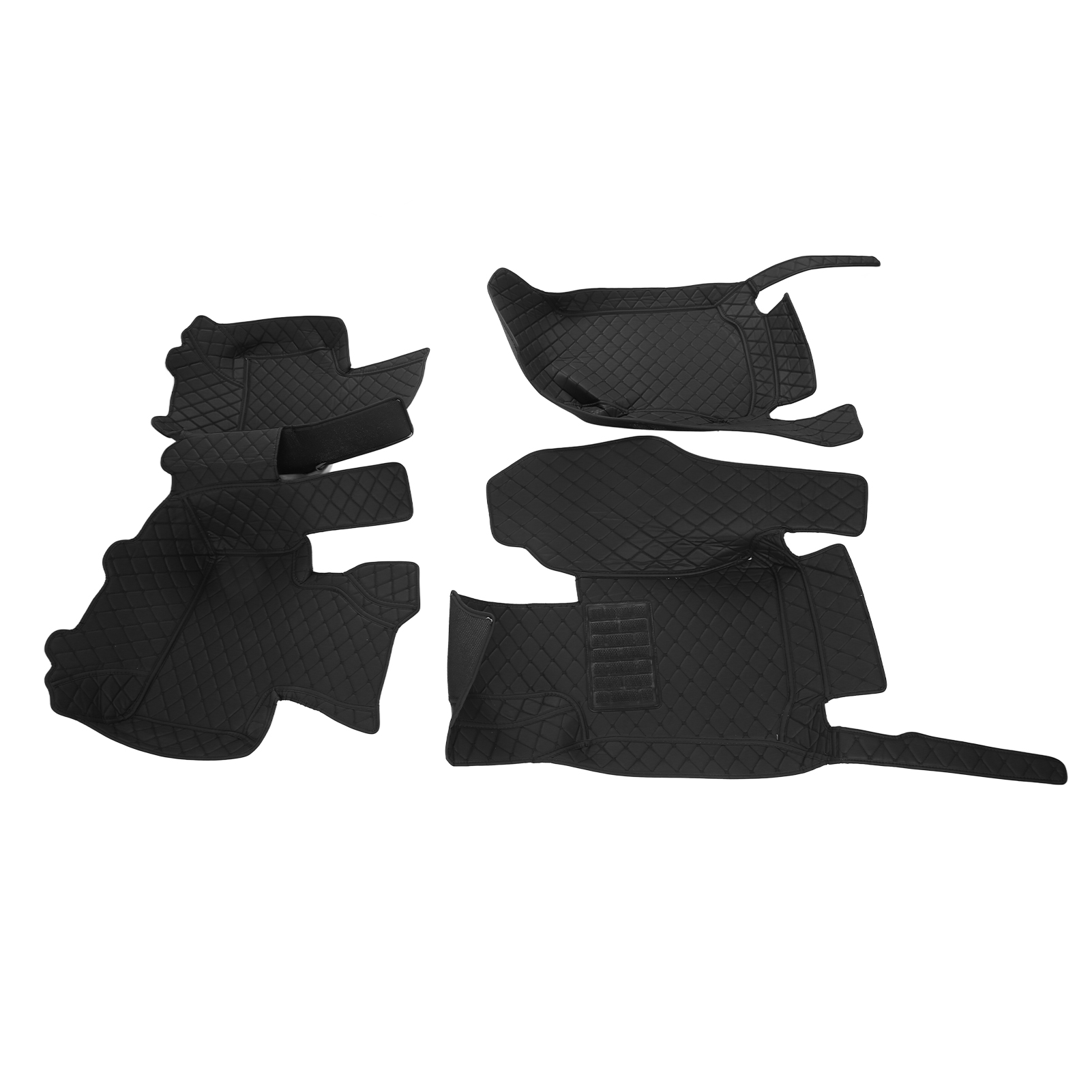 3-teiliges Autofußmatten-set, Rutschfeste Schutzmatten, Strapazierfähiges Kunstleder, Ersatz Für Mercedes Glc 2017-2021, Pvc-gummi-set.